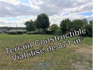 terrain à la vente -   49070  SAINT JEAN DE LINIERES, surface 871 m2 vente terrain - UBI394237967