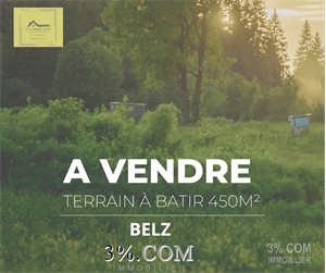 terrain à la vente -   56550  BELZ, surface 450 m2 vente terrain - UBI423144442