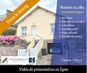 maison traditionnelle à la vente -   22580  PLOUHA, surface 54 m2 vente maison traditionnelle - UBI432497318