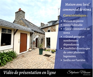 maison en pierres à la vente -   22000  SAINT BRIEUC, surface 186 m2 vente maison en pierres - UBI443338052