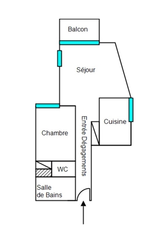 appartement à la vente -   38100  GRENOBLE, surface 43 m2 vente appartement - UBI425550865