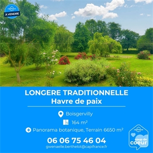 longere à la vente -   35360  BOISGERVILLY, surface 170 m2 vente longere - UBI429739844