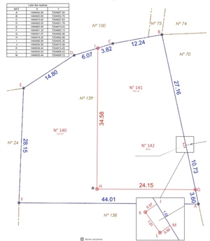 terrain a batir à la vente -   72530  YVRE L EVEQUE, surface 732 m2 vente terrain a batir - UBI445472420