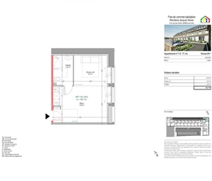 t1 bis à la vente -   50300  AVRANCHES, surface 30 m2 vente t1 bis - UBI437079833