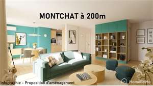 t3 à la vente -   69003  LYON 3EME ARRONDISSEMENT, surface 76 m2 vente t3 - UBI443161529