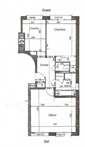 t2 à la location -   95240  CORMEILLES EN PARISIS, surface 48 m2 location t2 - UBI431259440