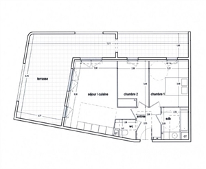 t3 à la location -   93600  AULNAY SOUS BOIS, surface 56 m2 location t3 - UBI442840481