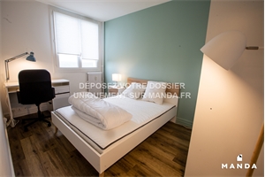 chambre à la location -   76000  ROUEN, surface 9 m2 location chambre - UBI441849971