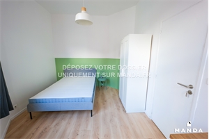 chambre à la location -   59100  ROUBAIX, surface 11 m2 location chambre - UBI443097290