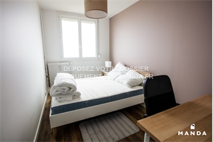 chambre à la location -   76000  ROUEN, surface 10 m2 location chambre - UBI447609041