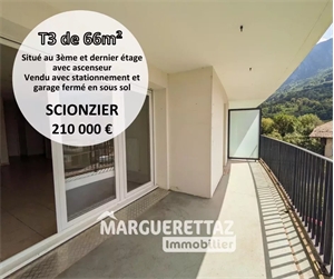 t3 à la vente -   74950  SCIONZIER, surface 66 m2 vente t3 - UBI429290240