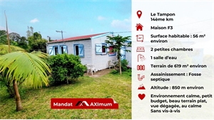 maison à la vente -   97430  LE TAMPON, surface 56 m2 vente maison - UBI403875828