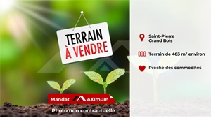 terrain à la vente -   97410  SAINT PIERRE, surface 483 m2 vente terrain - UBI419102722