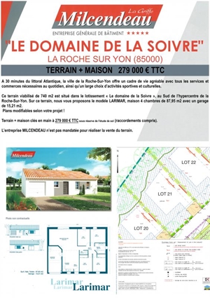 maison à la vente -   85000  LA ROCHE SUR YON, surface 87 m2 vente maison - UBI431335763