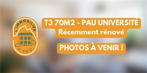 appartement à la vente -   64000  PAU, surface 70 m2 vente appartement - APR730455