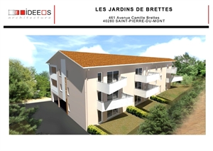 appartement à la vente -   40280  SAINT PIERRE DU MONT, surface 67 m2 vente appartement - UBI402142977