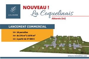 lotissement à la vente -   44170  ABBARETZ, surface 361 m2 vente lotissement - UBI387798107