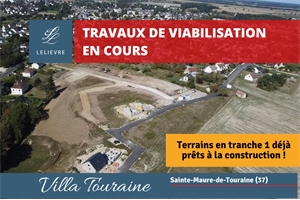 lotissement à la vente -   37800  SAINTE MAURE DE TOURAINE, surface 593 m2 vente lotissement - UBI392791721