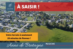 lotissement à la vente -   35330  MERNEL, surface 441 m2 vente lotissement - UBI396379562