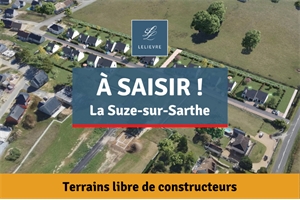 lotissement à la vente -   72210  LA SUZE SUR SARTHE, surface 544 m2 vente lotissement - UBI424001908