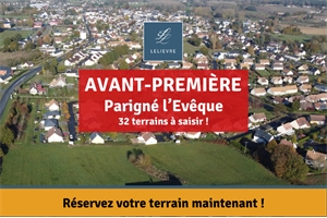 lotissement à la vente -   72250  PARIGNE L EVEQUE, surface 452 m2 vente lotissement - UBI439088306