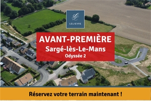 lotissement à la vente -   72190  SARGE LES LE MANS, surface 396 m2 vente lotissement - UBI446150618