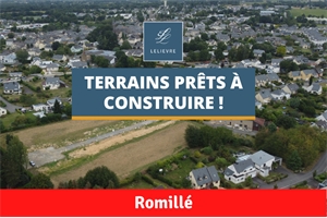 lotissement à la vente -   35850  ROMILLE, surface 385 m2 vente lotissement - UBI446301263