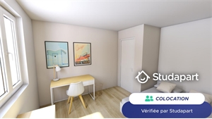 chambre à la location -   67200  STRASBOURG, surface 10 m2 location chambre - UBI412190006