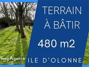 terrain a batir à la vente -   85340  L ILE D OLONNE, surface 484 m2 vente terrain a batir - UBI432414158